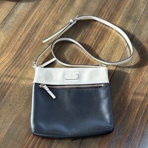 Kate Spade Black and Cream Crossbody Bag